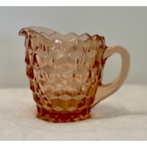 Whitehall Pink Depression Glass Creamer